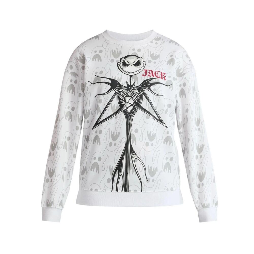 Disney Nightmare Before Christmas Women's Graphic Sweatshirt SIZE XS 0-2 NWT